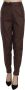 Just Cavalli Hoge taille taps toelopende formele broek Brown Dames - Thumbnail 1