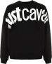 Just Cavalli Zwarte Katoenen Sweatshirt met Maxi Logo Black Heren - Thumbnail 1