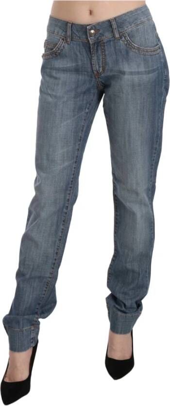 Just Cavalli Straight Jeans Blauw Dames