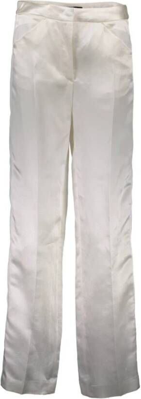 Just Cavalli Witte Damesbroek met Haak en Rits White Dames