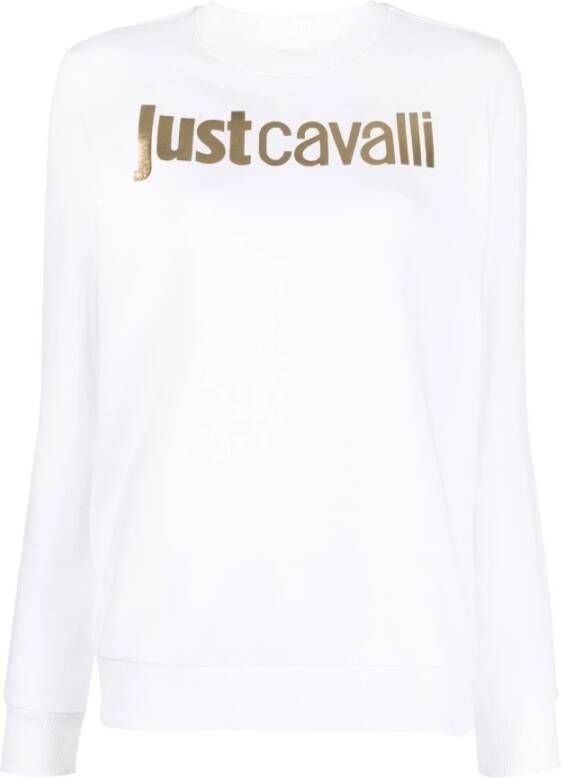 Just Cavalli Sweatshirt Wit Dames