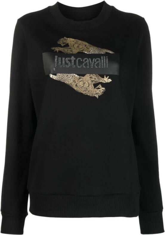 Just Cavalli Sweatshirt Zwart Dames