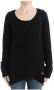 Roberto Cavalli Zwarte Gebreide Wollen Trui Black Dames - Thumbnail 1