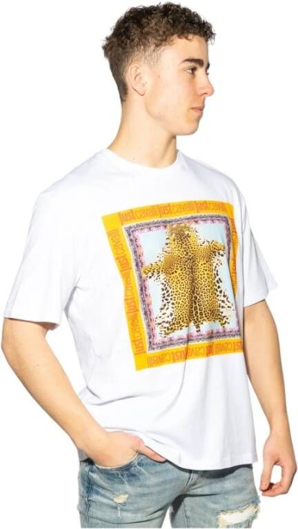 Just Cavalli T-shirt Wit Heren