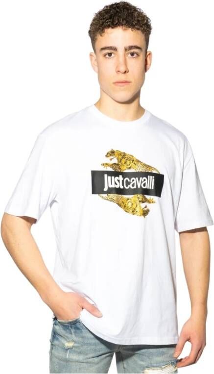 Just Cavalli T-shirt Wit Heren