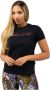 Just Cavalli Fuchsia T-shirts en Polos met Strass Pink Dames - Thumbnail 1