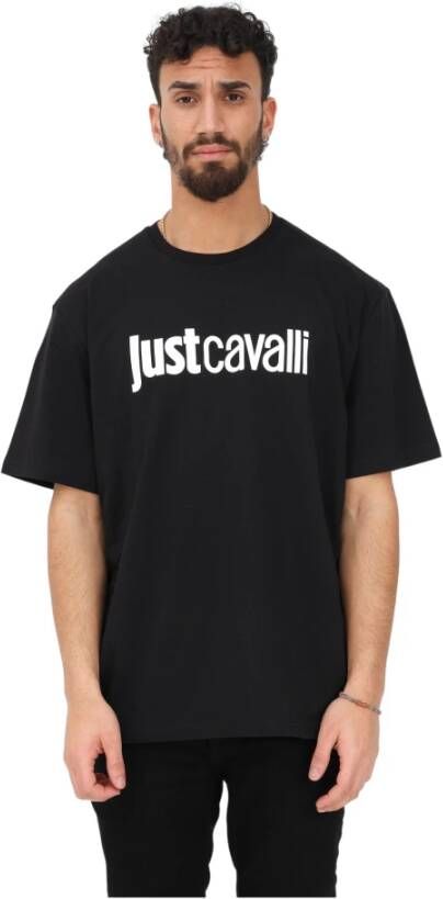 Just Cavalli T-shirt Zwart Heren