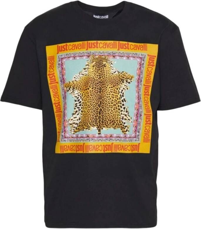 Just Cavalli T-Shirt Zwart Heren