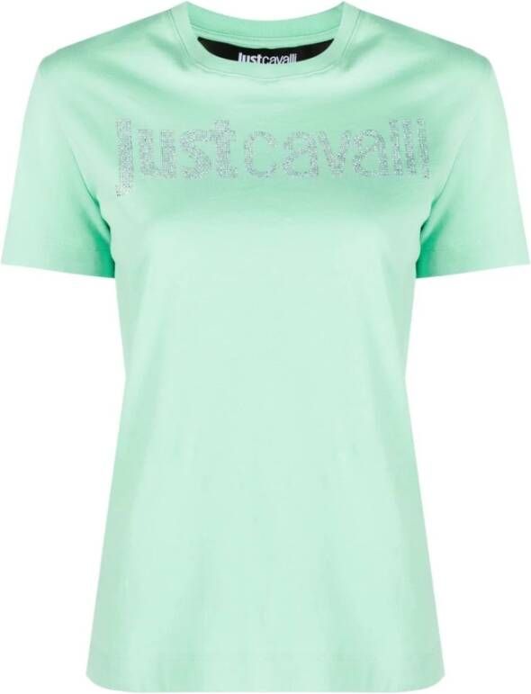 Just Cavalli T-Shirts Groen Dames