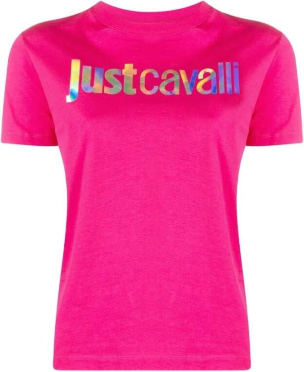 Just Cavalli T-Shirts Pink Dames