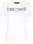 Roberto Cavalli Stijlvolle T-shirts en Polos Wit White Dames - Thumbnail 1