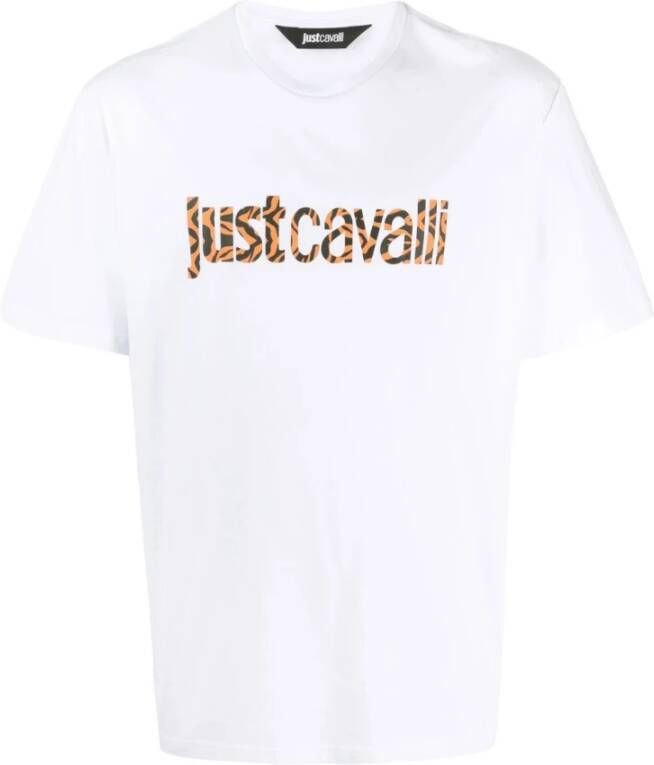 Just Cavalli T-Shirts Wit Heren