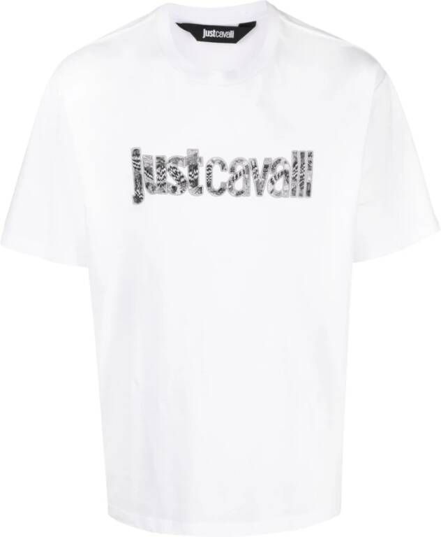 Just Cavalli T-shirts en Polos White Heren