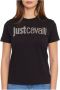 Just Cavalli Stijlvolle zwarte T-shirts & Polos voor vrouwen Zwart Dames - Thumbnail 4