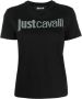 Just Cavalli Stijlvolle zwarte T-shirts & Polos voor vrouwen Zwart Dames - Thumbnail 1