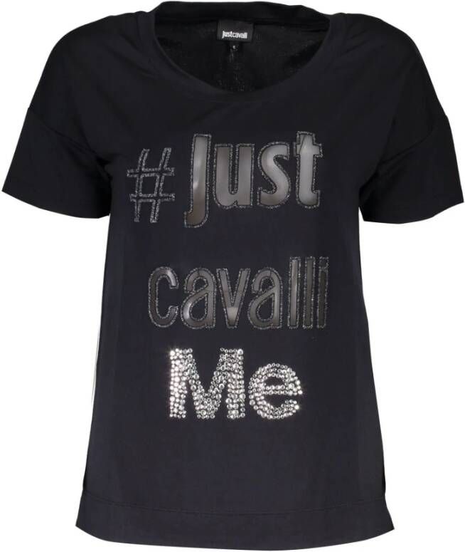 Just Cavalli Black Tops & T-Shirt Zwart Dames