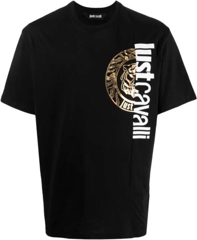 Just Cavalli T-Shirts Zwart Heren