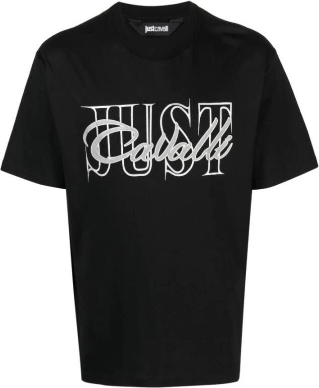 Just Cavalli T-shirts en Polos Black Heren