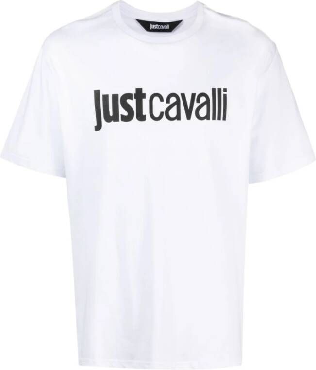 Just Cavalli Witte T-shirts en Polos ***cv Wit Heren