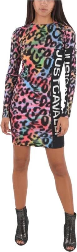 Just Cavalli Women's Short Dress Meerkleurig Dames