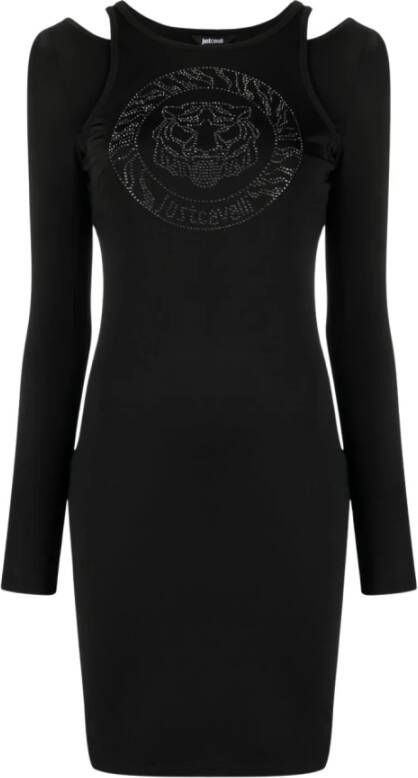 Just Cavalli Zwarte jurken voor vrouwen Zwart Dames