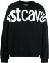 Just Cavalli Zwarte Katoenen Sweatshirt met Maxi Logo Black Heren - Thumbnail 3