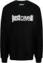 Just Cavalli Zwarte Sweatshirts voor Heren Aw23 Black Heren - Thumbnail 1