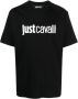 Roberto Cavalli Zwarte T-shirt en Polo Collectie Black Heren - Thumbnail 3