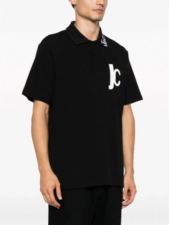 Just Cavalli Zwarte T-shirts en Polos Stijlvolle Collectie Black Heren