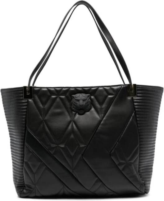 Just Cavalli Shoppers Range F Quilted Sketch 3 Bags in zwart