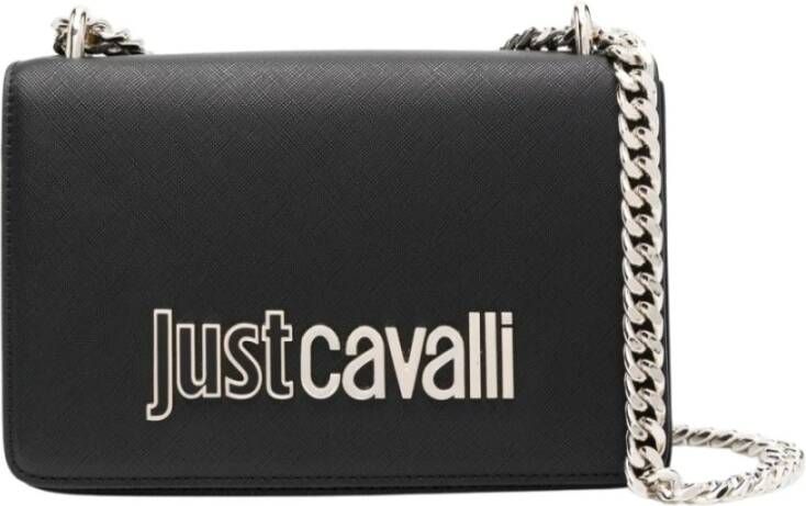 Just Cavalli Crossbody bags Range B Metal Lettering Sketch 2 Bags in zwart