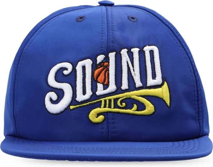Just DON Electric Blue Polyester Baseball Cap Blauw Heren
