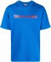 Just DON Elektrisch blauw katoenen oversized t-shirt Blauw Heren - Thumbnail 1