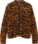 Just DON Fleece sweatshirt met dierpatroon Oranje Heren - Thumbnail 1