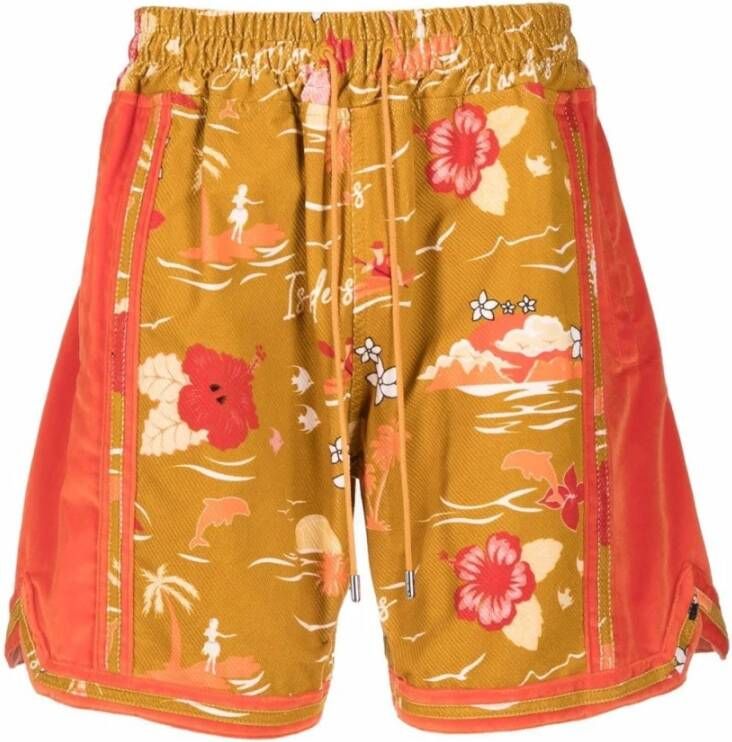 Just DON Veelkleurige katoen Bermuda shorts Oranje Heren