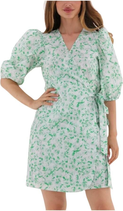 Just Female Groene Garden Wrap Jurk Vrouwen Just Dames Multicolor Dames - Foto 6