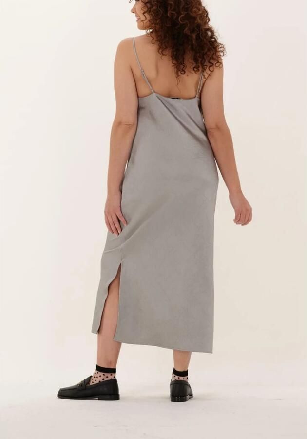 Just Female Rich Dress Midi Jurk Taupe Just Dames Gray Dames - Foto 2