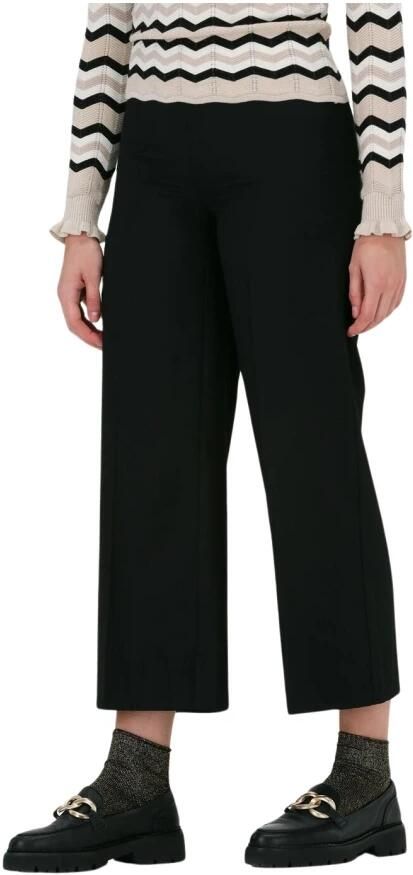 Just Female Wijde Zwarte Broek Just Dames Black Dames - Foto 2