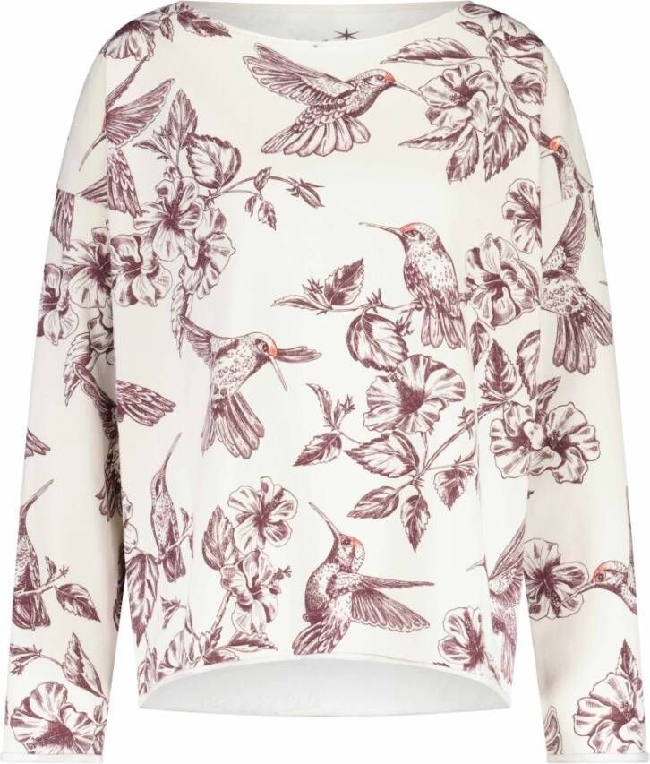 Juvia Bedrukte Judi Sweatshirt Multicolor Dames