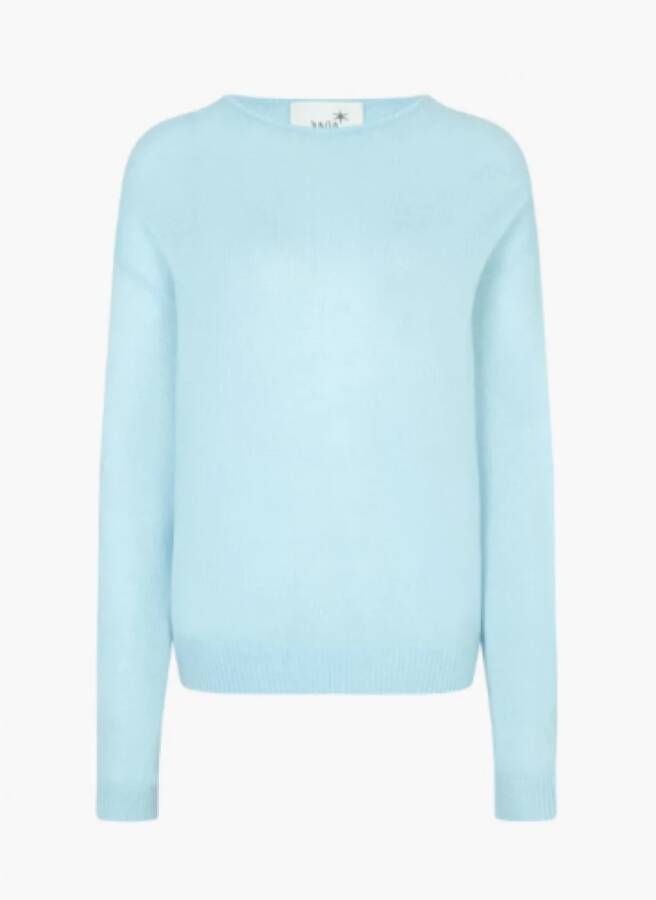 Juvia Round-neck Knitwear Blauw Dames