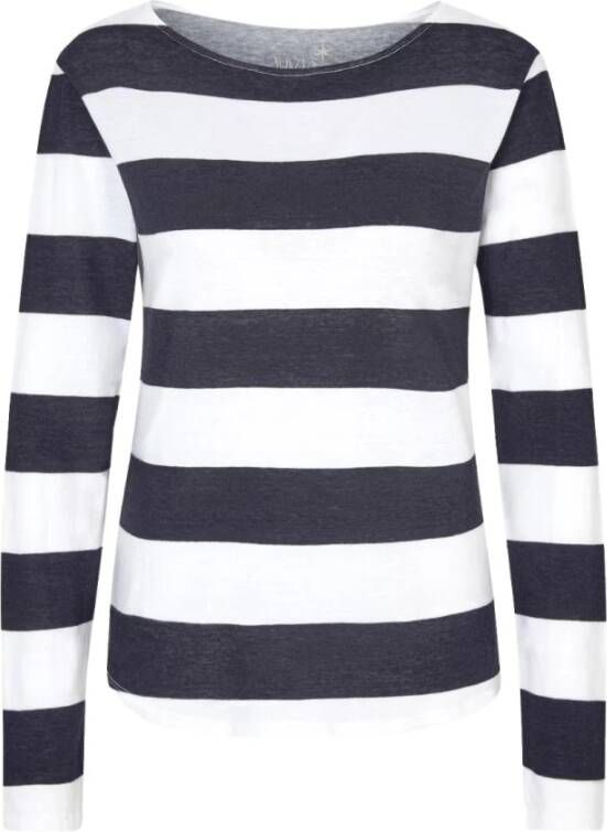 Juvia Round-neck Knitwear Blauw Dames