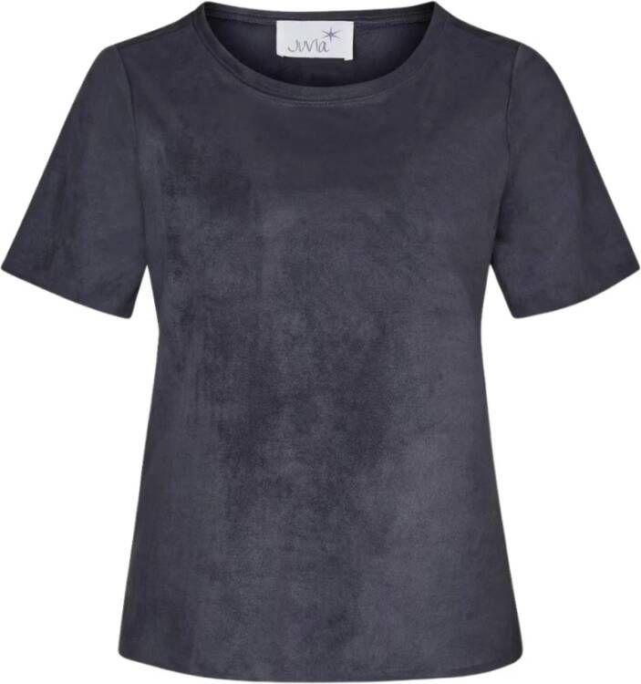 Juvia T-Shirts Blauw Dames