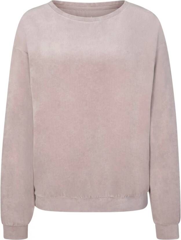 Juvia Velvet Sweatshirt Grijs Dames