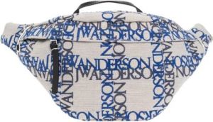 JW Anderson Belt bag with logo Blauw Dames