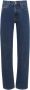 JW Anderson Blauwe Straight Leg Jeans met Anchor Stitch Blue Dames - Thumbnail 1