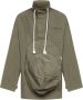 JW Anderson Comfortabele hoodie met oversized capuchonzak Groen Dames - Thumbnail 1