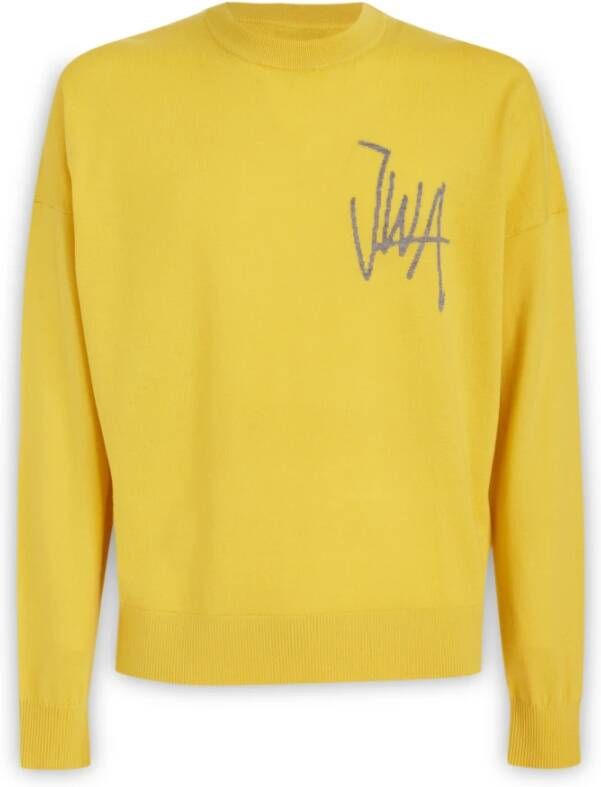JW Anderson Comfortabele stijlvolle sweatshirt voor heren Yellow Heren