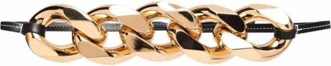 JW Anderson Elegante Zwarte en Grijze Riem White Dames