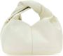 JW Anderson Elfenbeinleren Mini Twister Hobo Handtas White Dames - Thumbnail 1