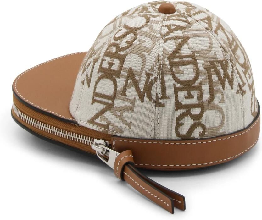 J.W.Anderson Hobo bags Midi Cap Shoulder Bag With Leather Accents And Adj in bruin - Foto 3